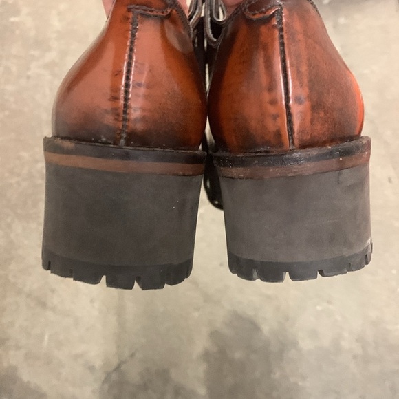 Zara Brown Leather Shoes made in portugal - Picture 4 of 7